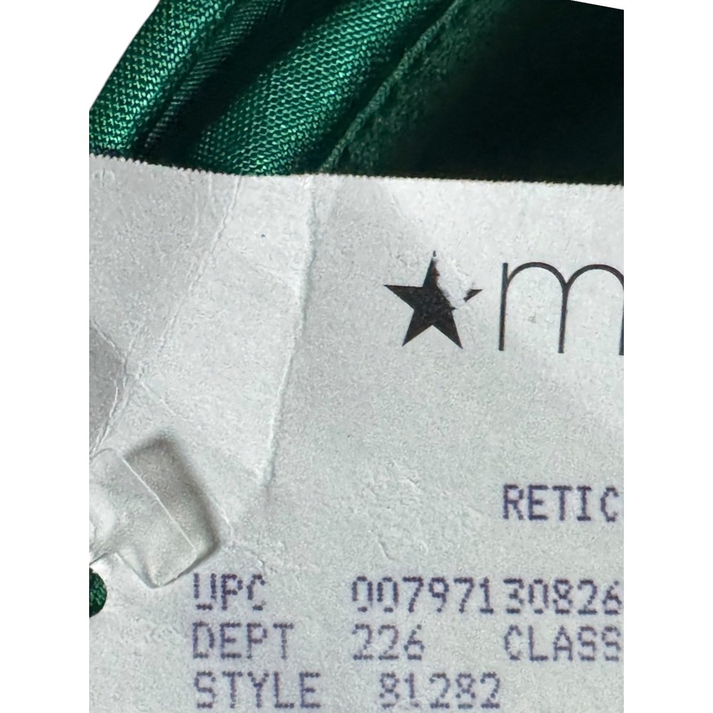 Jump Apparel NWT Emerald Green Sequin Bubble Hem homecoming Dress Sz 9/10 Y2K - Picture 6 of 6